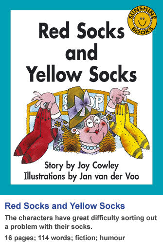 Red Socks and Yellow Socks (Sunshine Fiction, Level 1, Set H)