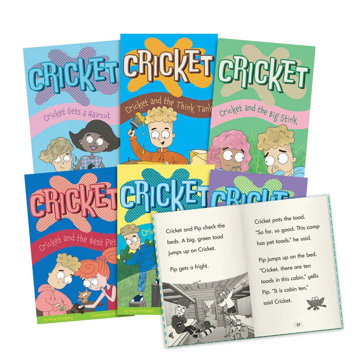 Beanstalk Books:Cricket the Kid - Decodable Chapter Books Boxed Set(BB162)