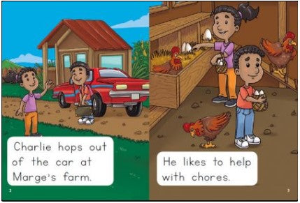 Charlie's Farm Day (Decodable Explorers Fiction A-Skill Set 8)