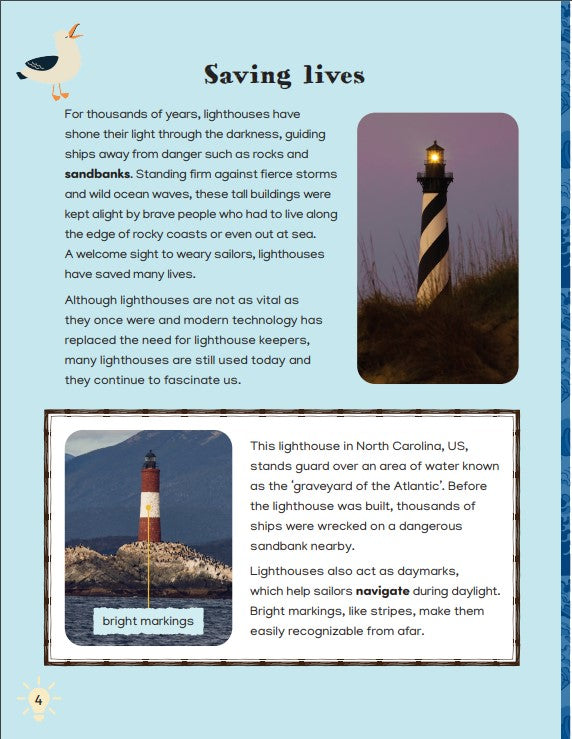 Guiding Lights: The Story of Lighthouses(Readerful OUP Stage 15)