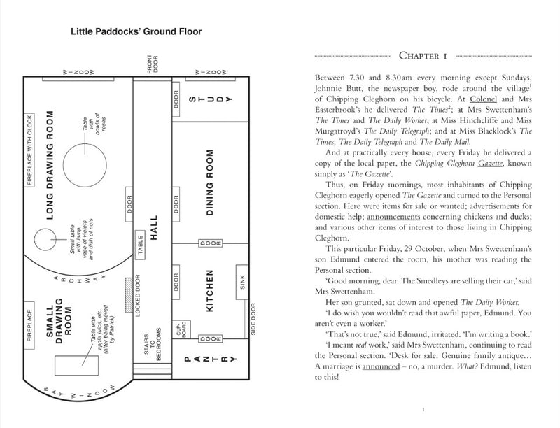 A murder is announced(Collins Agatha Christie ELT Readers Level 4 – Upper- Intermediate:B2)