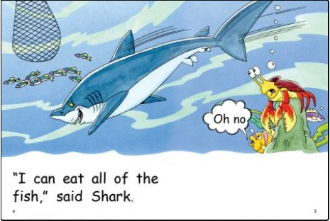 Red Rocket Early Level 1 Fiction D (Level 3): Shark Trouble