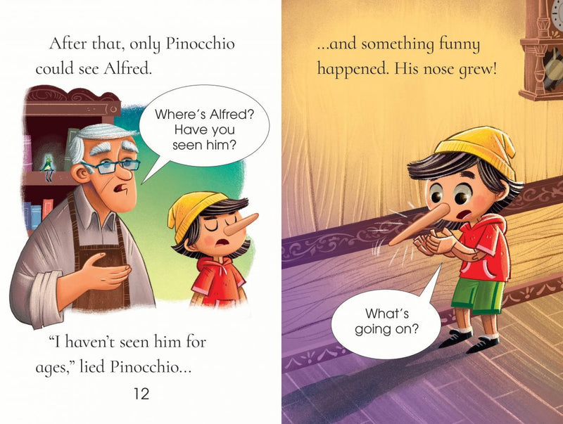 Pinocchio (Usborne First Reading)