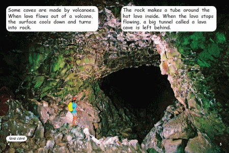 Red Rocket Fluency Level 2 Non Fiction B (Level 18): Caves