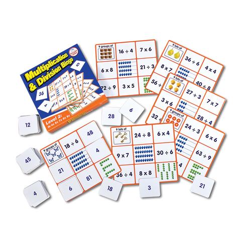 Multiplication & Division Bingo Level 2 (M48)