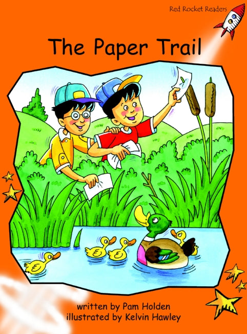 Red Rocket Fluency Level 1 Fiction A (Level 16): The Paper Trail