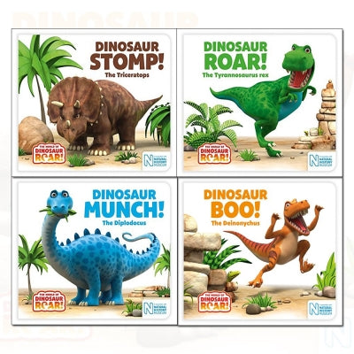 The World of Dinosaur Roar Series Books 1 - 4 Collection Set